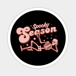 Spooky season and skeleton Magnet